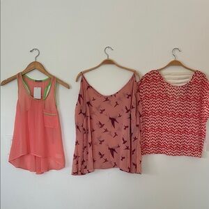 Set of 3 sheer Stylish Women's tops